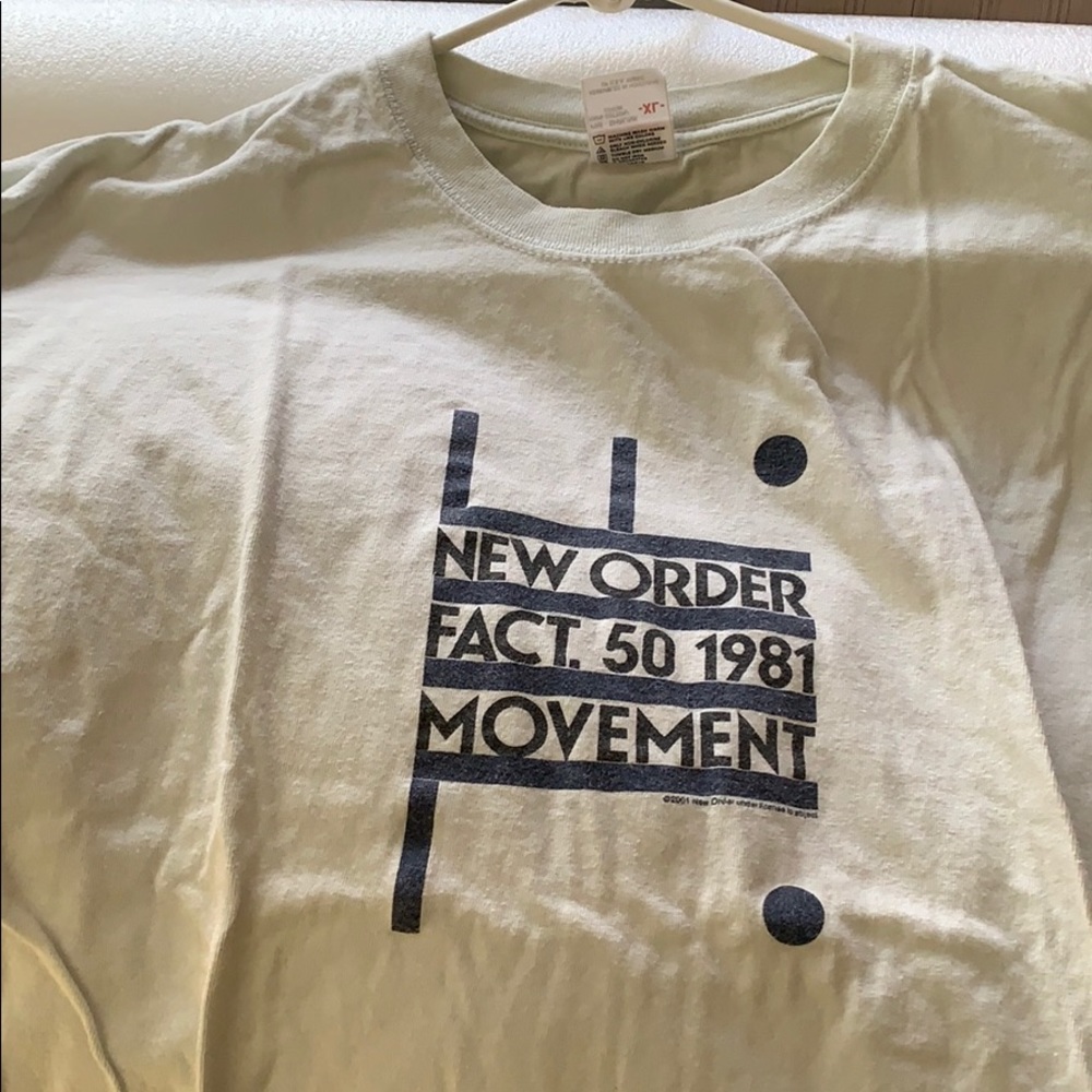 New Order Movement T-shirt - men’s XL size